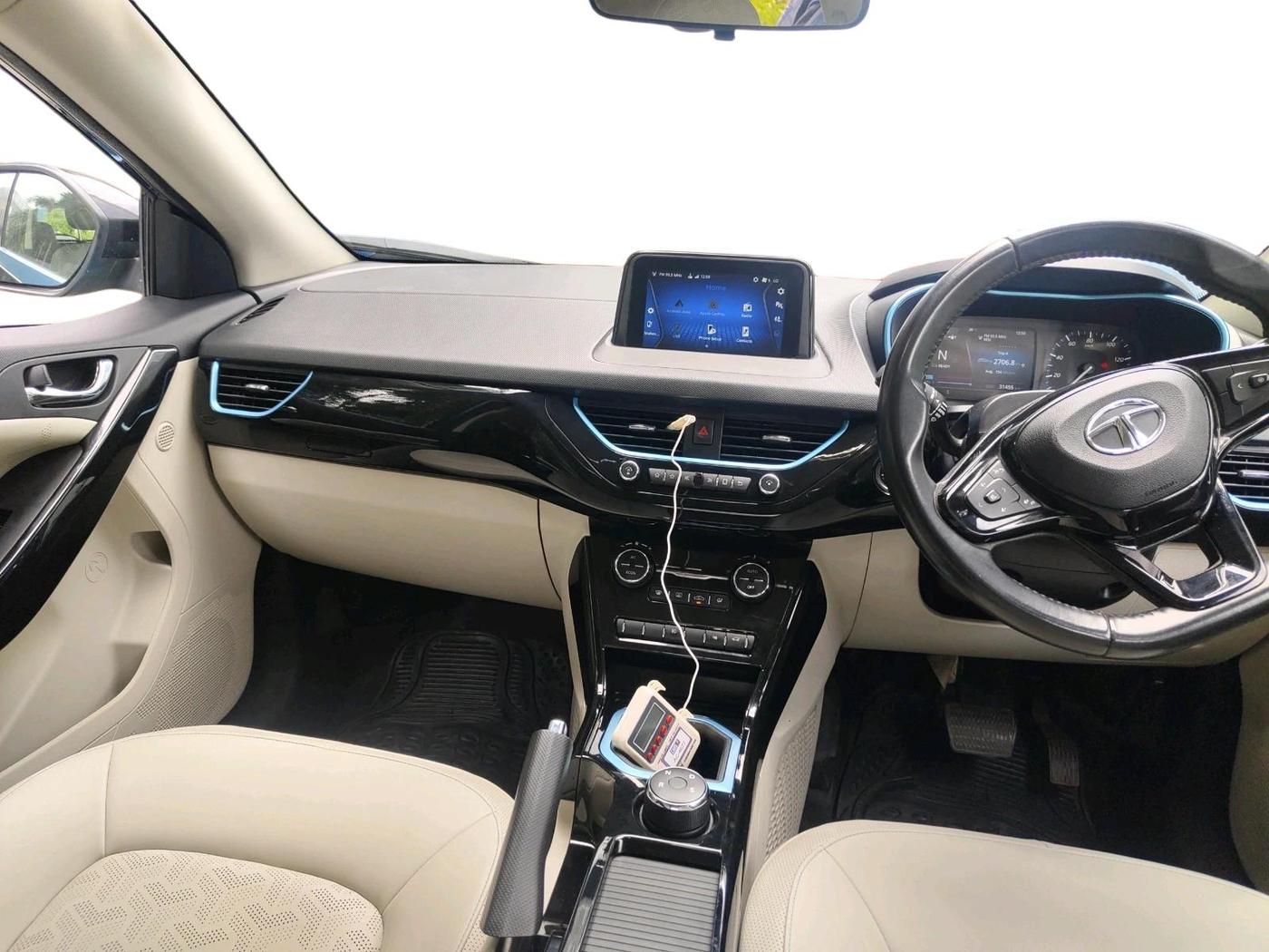 2020 Tata NEXON EV XZ PLUS LUX, Electric, Automatic, 31,455 km, interior