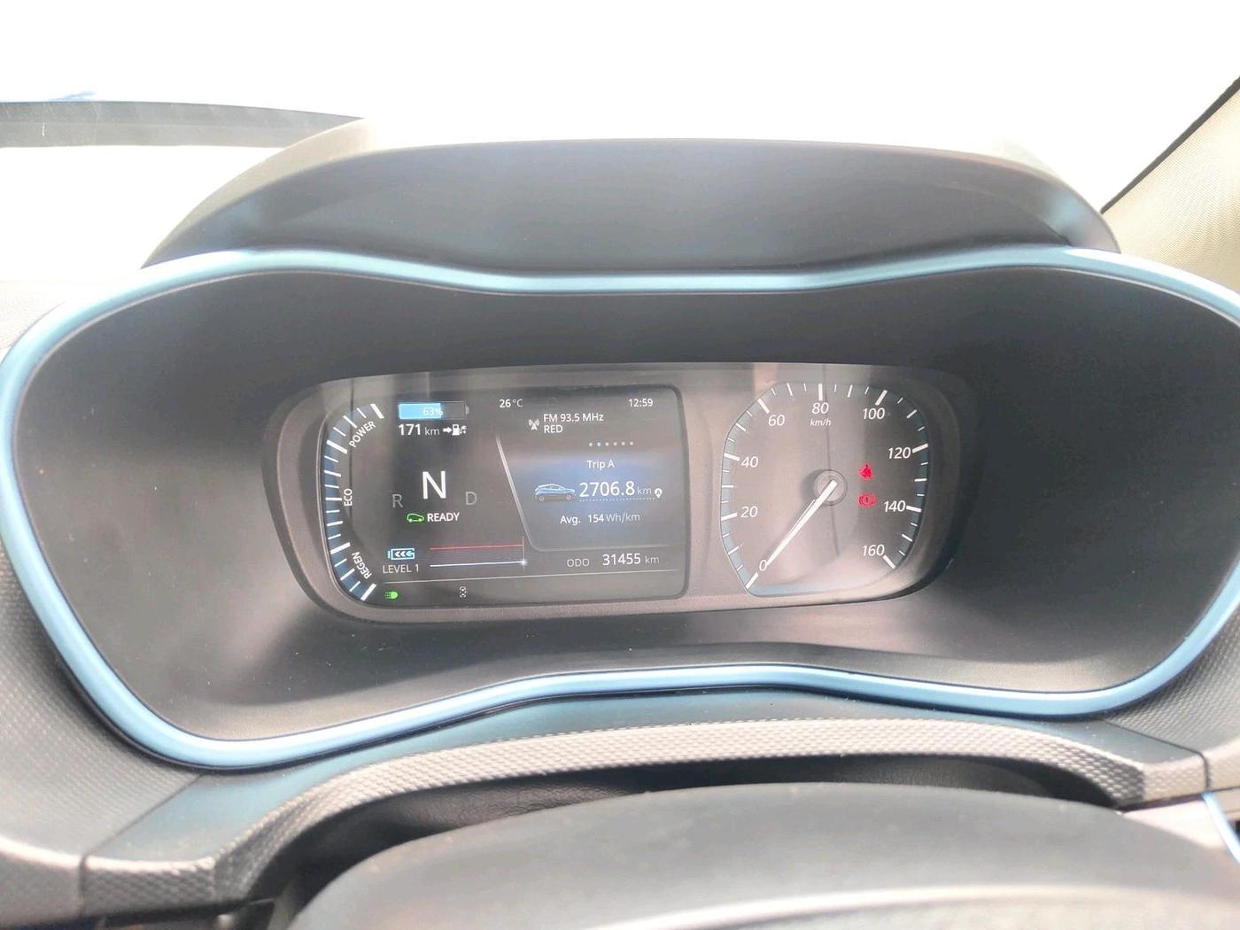 2020 Tata NEXON EV XZ PLUS LUX, Electric, Automatic, 31,455 km, interior