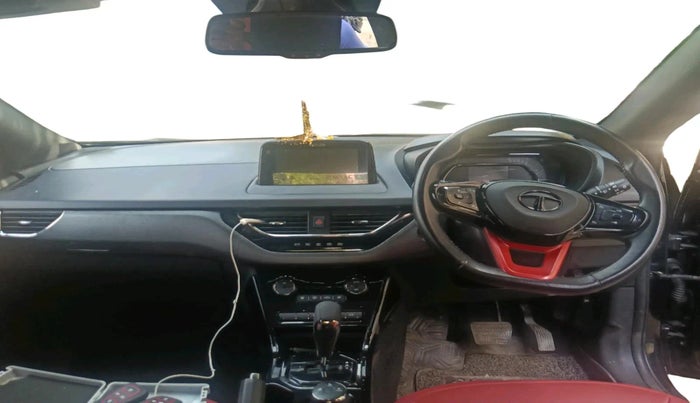 2023 Tata NEXON XZA PLUS LUX SUNROOF RED DARK PETROL, Petrol, Automatic, 43,693 km, interior