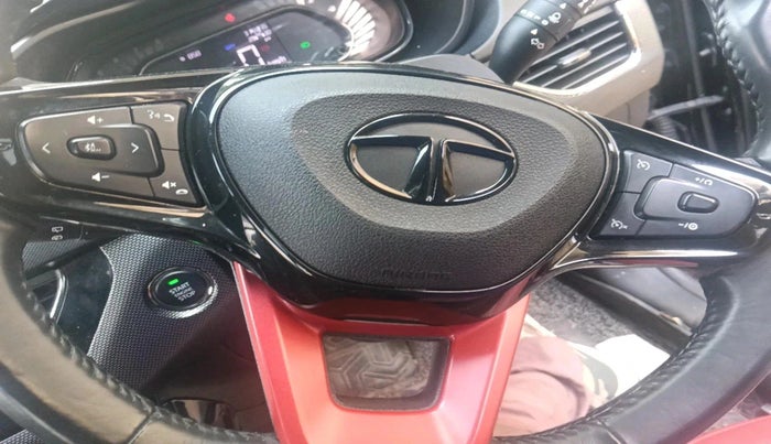 2023 Tata NEXON XZA PLUS LUX SUNROOF RED DARK PETROL, Petrol, Automatic, 43,693 km, interior