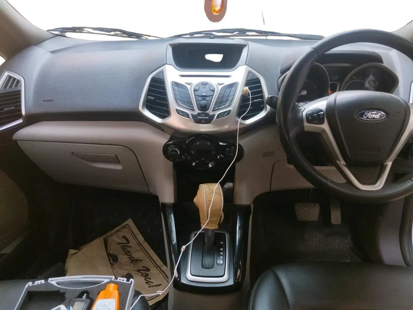 2014 Ford Ecosport TITANIUM 1.5L PETROL AT, Petrol, Automatic, 88,596 km, interior