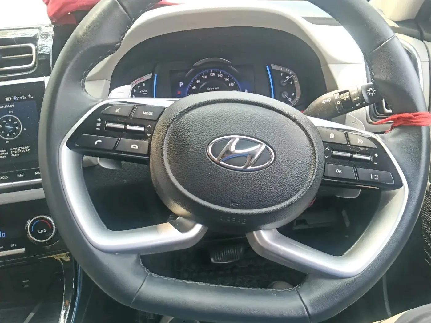 2023 Hyundai Creta SX (O) IVT 1.5 PETROL, Petrol, Automatic, 45,489 km, interior