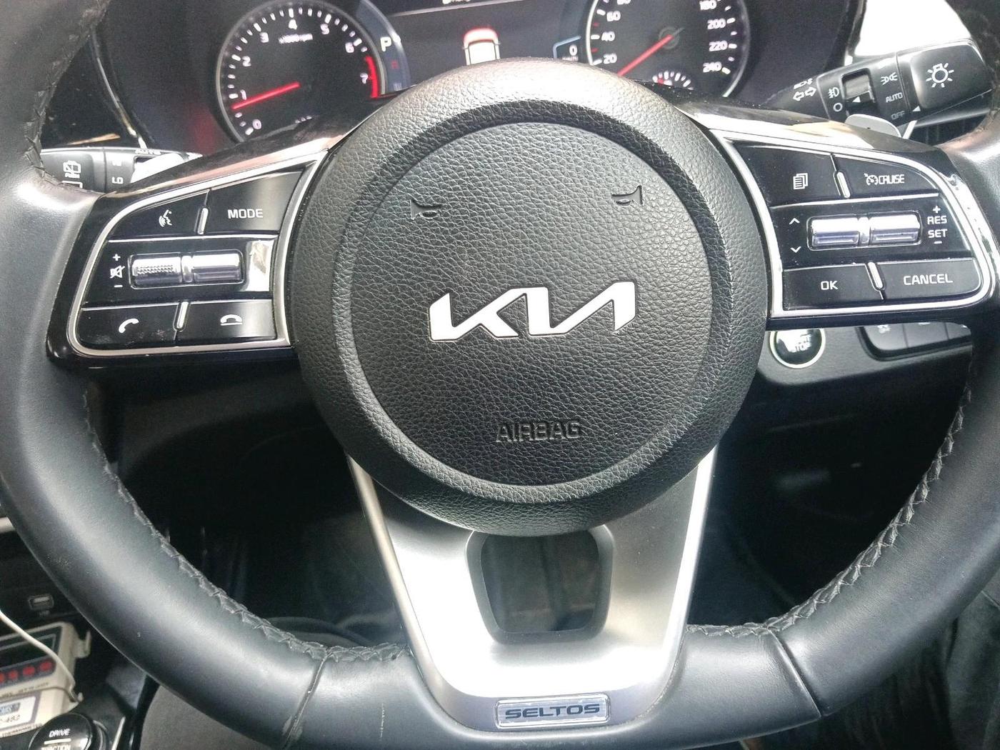2023 KIA SELTOS X LINE 1.4 DCT, Petrol, Automatic, 15,163 km, interior