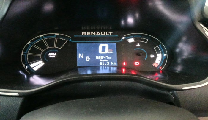 2020 Renault TRIBER RXZ AMT, Petrol, Automatic, 58,547 km, interior