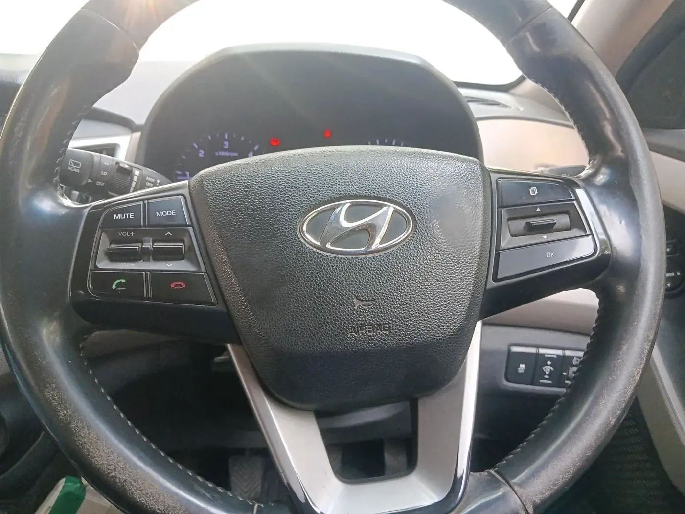2017 Hyundai Creta SX (O) 1.6 DIESEL, Diesel, Manual, 1,26,836 km, interior