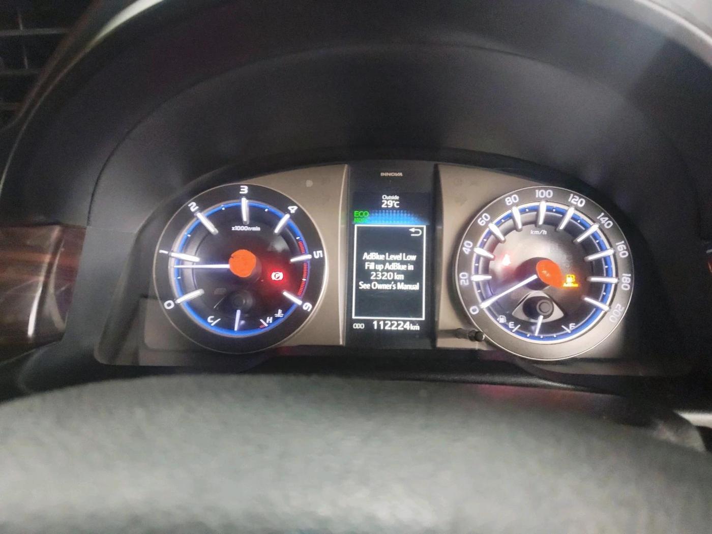 2021 Toyota Innova Crysta 2.4 VX 8 STR, Diesel, Manual, 1,12,224 km, interior
