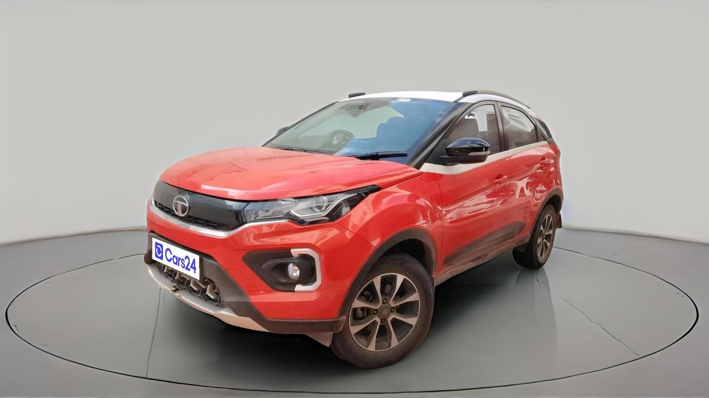 2021 Tata NEXON XZ PLUS SUNROOF PETROL DUAL TONE, Petrol, Manual, 49,799 km, exterior