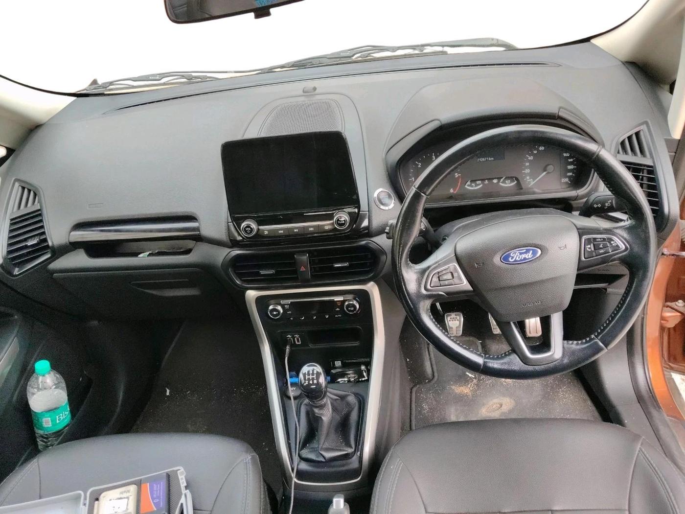 2018 Ford Ecosport TITANIUM 1.5L DIESEL, Diesel, Manual, 2,12,671 km, interior
