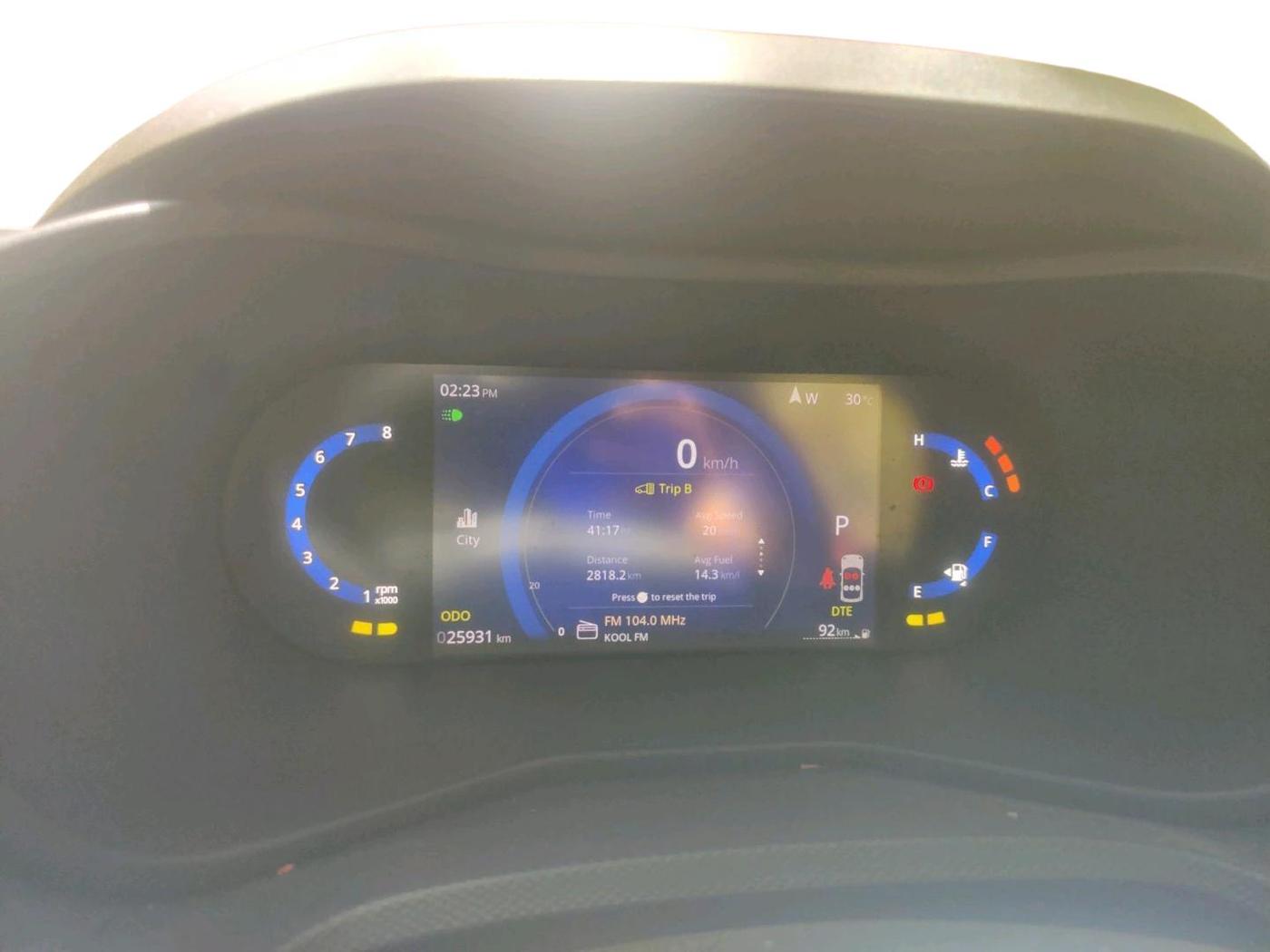 2024 Tata NEXON CREATIVE+ SUNROOF AMT 1.2 PETROL, Petrol, Automatic, 25,931 km, interior