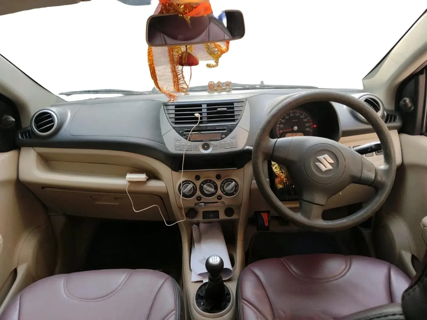 2012 Maruti A Star VXI, Petrol, Manual, 1,17,770 km, interior