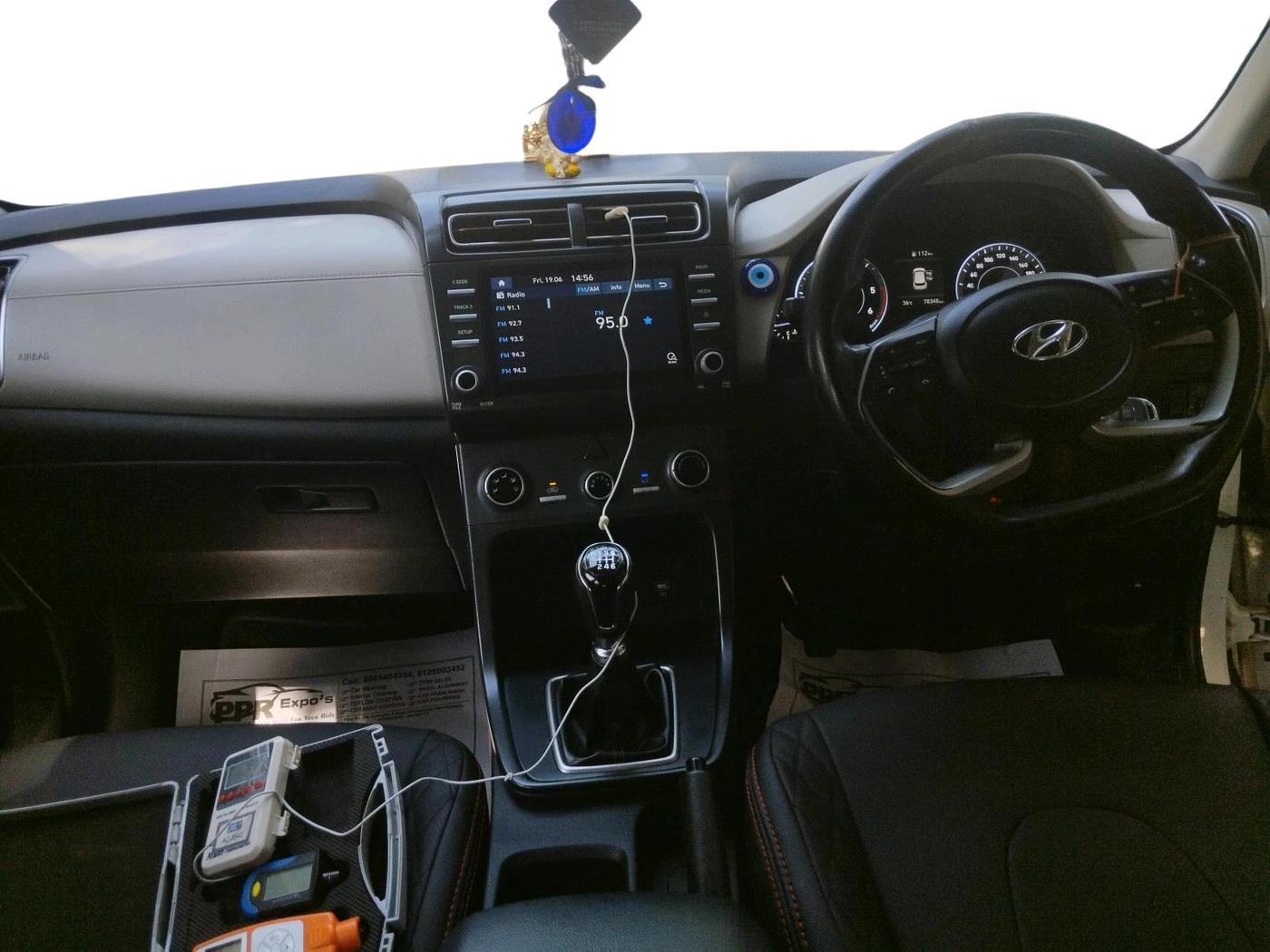 2020 Hyundai Creta EX 1.5 DIESEL, Diesel, Manual, 78,348 km, interior