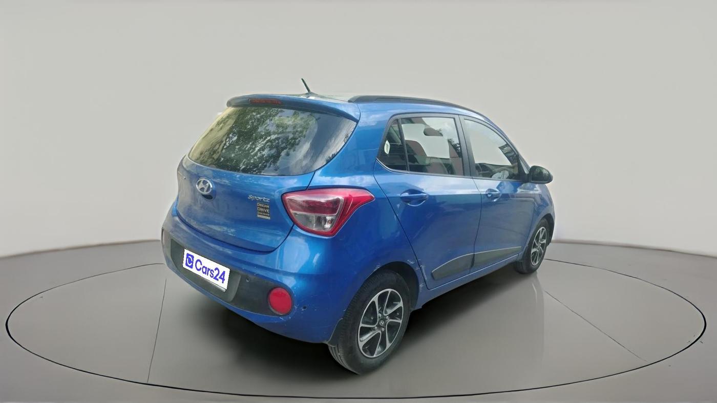 2018 Hyundai Grand i10 SPORTZ AT 1.2 KAPPA VTVT, Petrol, Automatic, 34,427 km, exterior