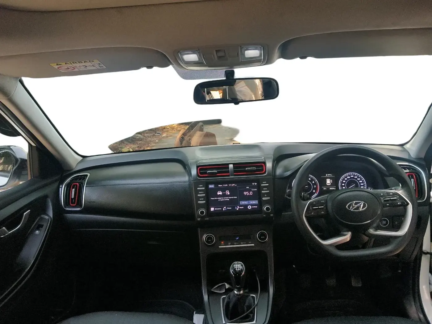 2023 Hyundai Creta S PLUS KNIGHT 1.5 PETROL, Petrol, Manual, 20,254 km, interior