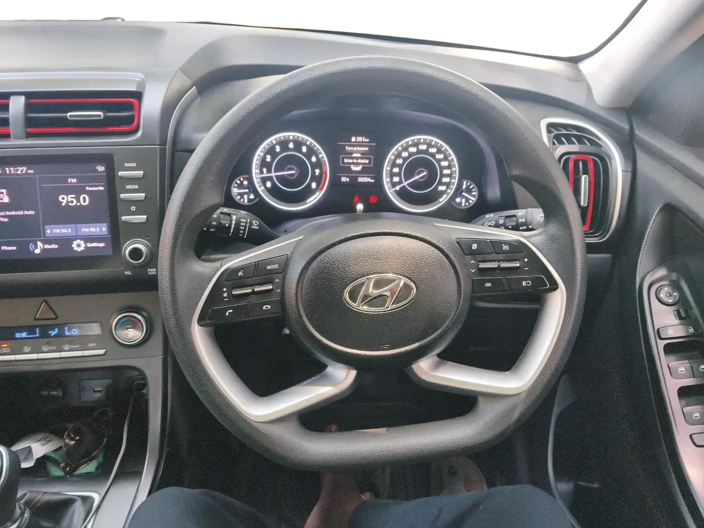 2023 Hyundai Creta S PLUS KNIGHT 1.5 PETROL, Petrol, Manual, 20,254 km, interior