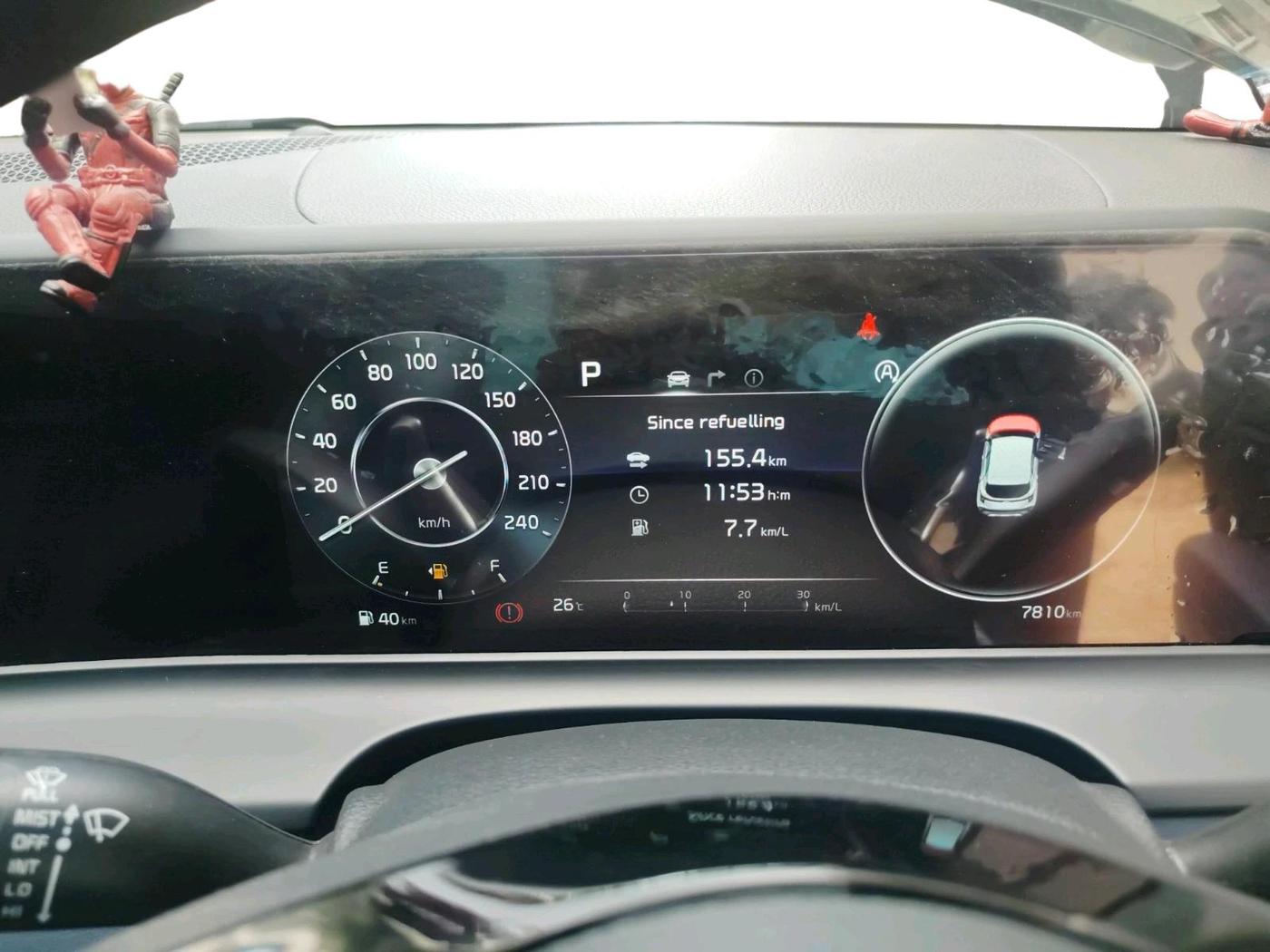 2025 KIA SELTOS HTX (O) 1.5 Petrol iVT, Petrol, Automatic, 7,811 km, interior