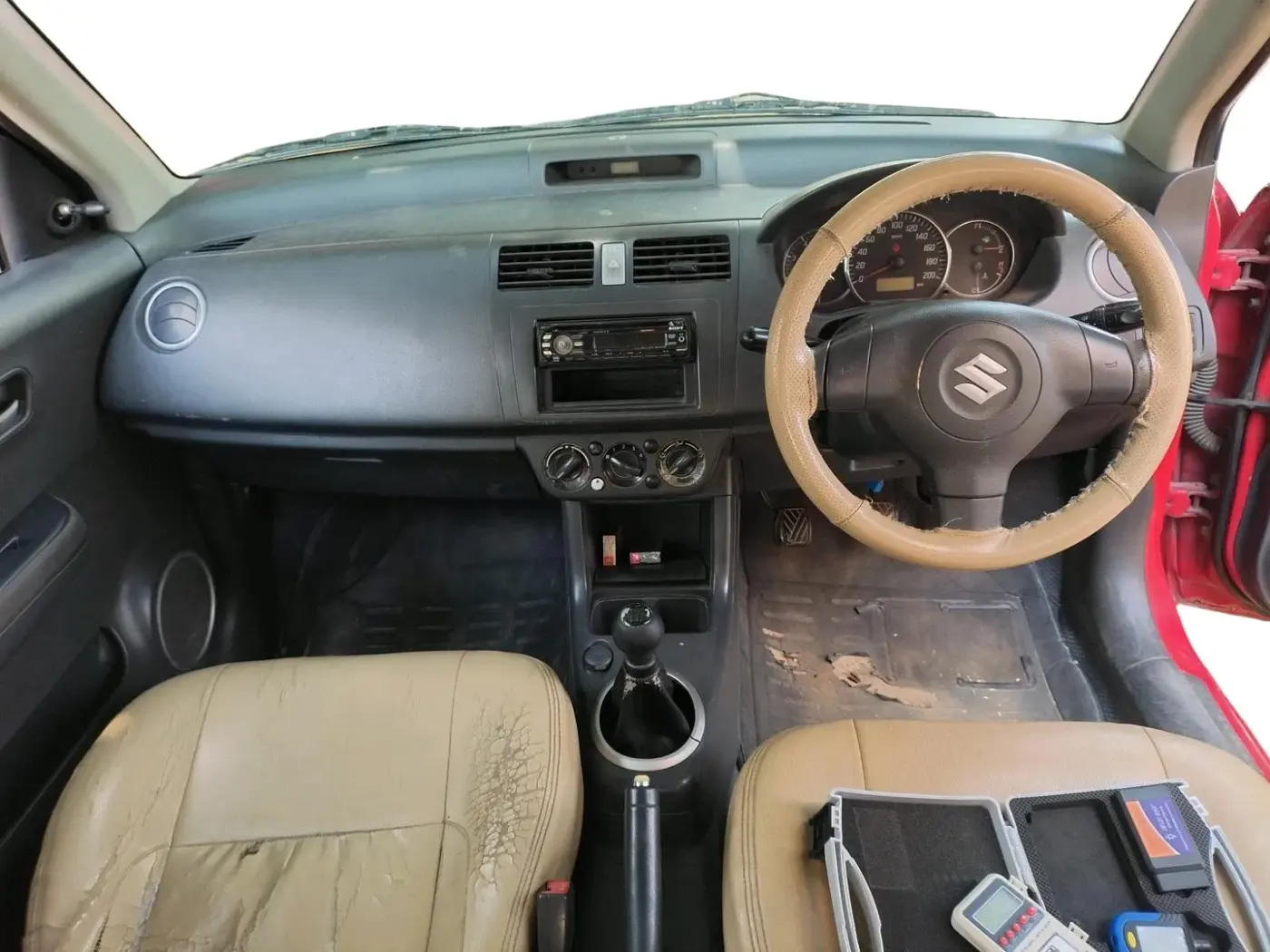 2008 Maruti Swift VDI, Diesel, Manual, 2,18,377 km, interior