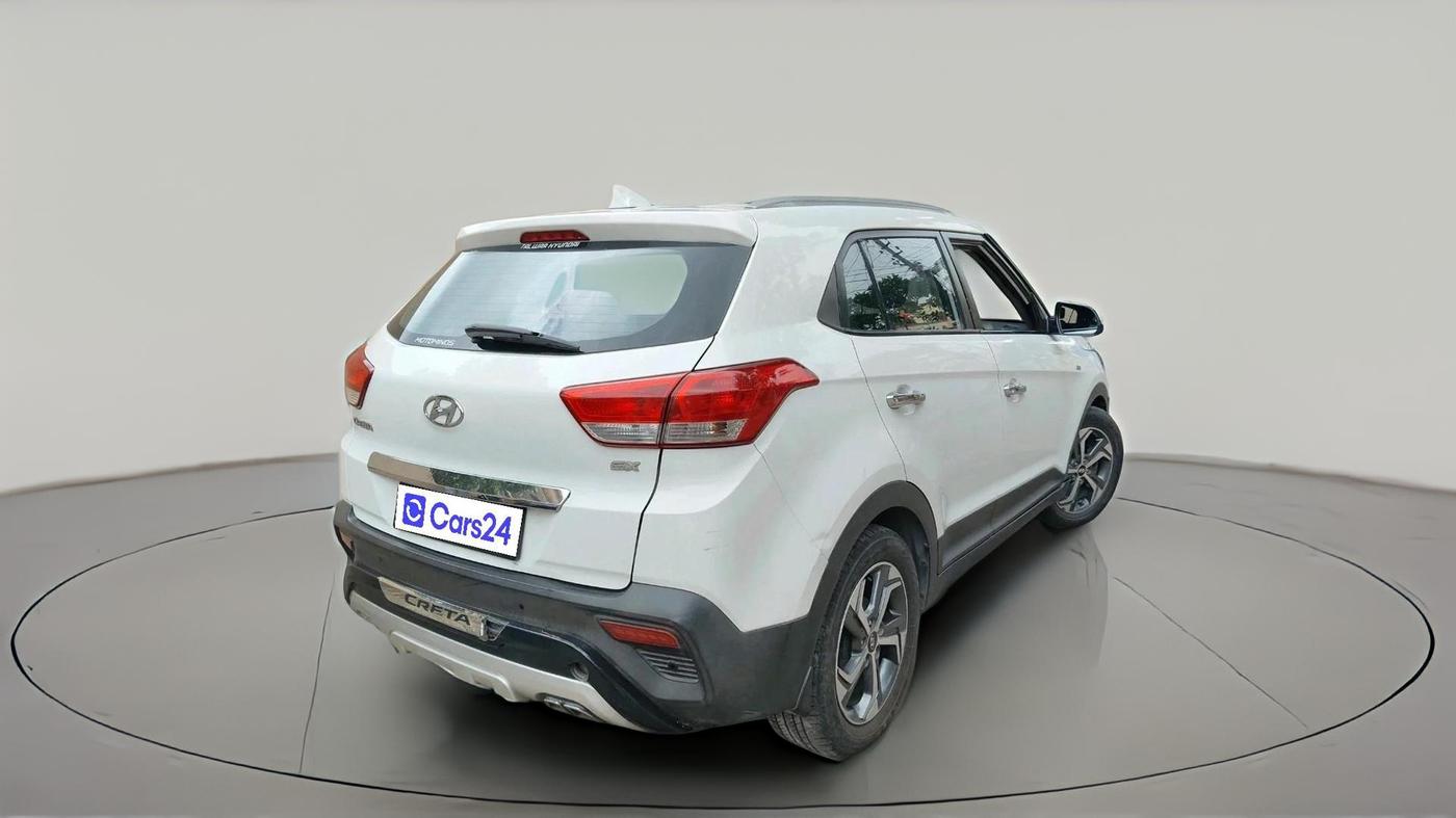 2018 Hyundai Creta SX AT 1.6 DIESEL, Diesel, Automatic, 75,721 km, exterior