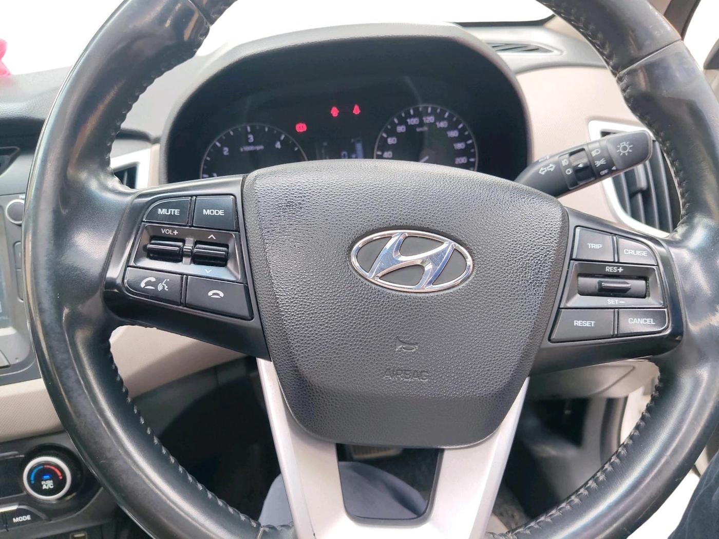 2018 Hyundai Creta SX AT 1.6 DIESEL, Diesel, Automatic, 75,721 km, interior