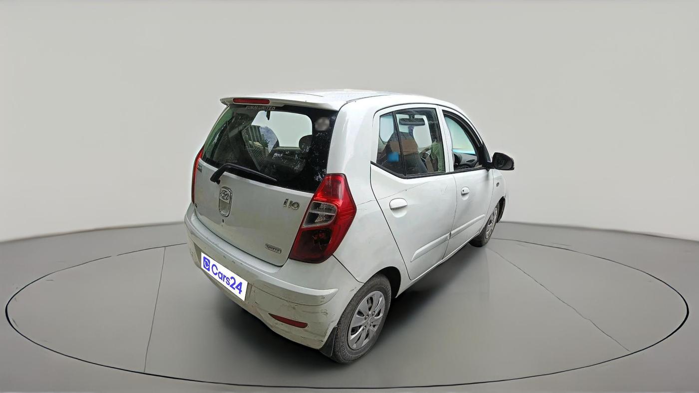 2012 Hyundai i10 SPORTZ 1.2, Petrol, Manual, 1,33,993 km, exterior