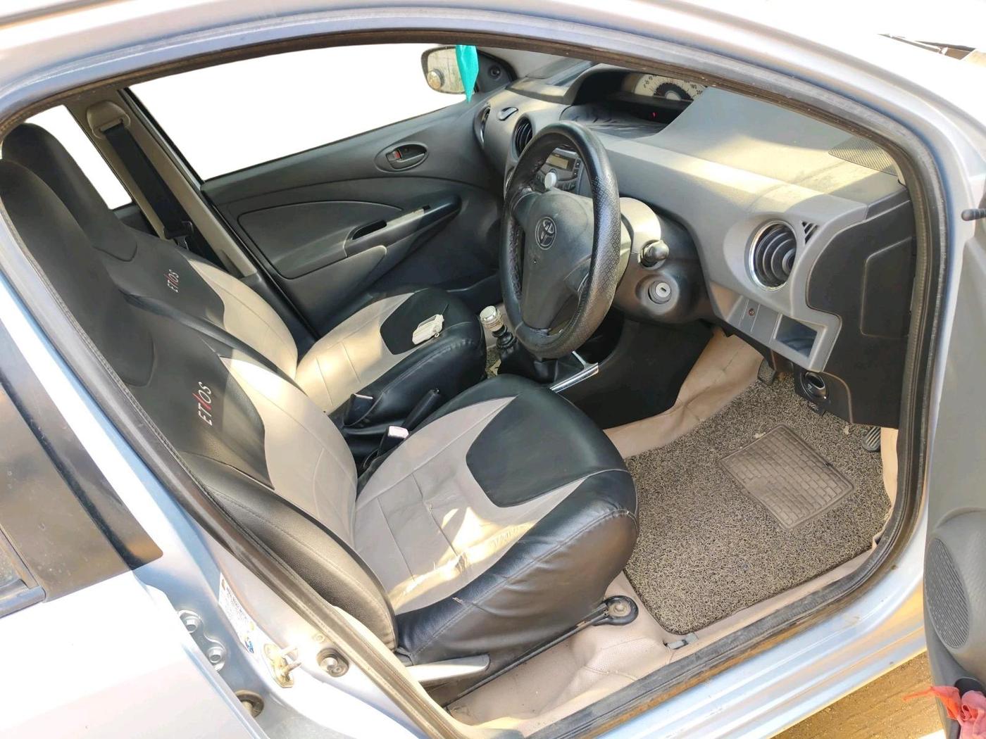 2012 Toyota Etios GD, Diesel, Manual, 1,69,958 km, interior