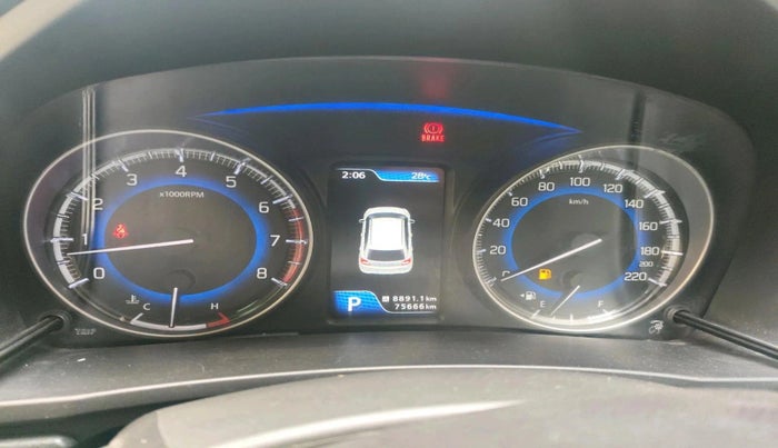2018 Maruti Baleno ZETA CVT PETROL 1.2, Petrol, Automatic, 75,666 km, interior
