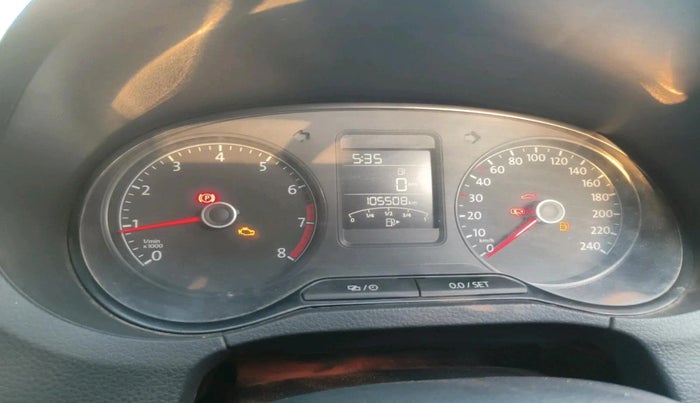 2016 Volkswagen Polo COMFORTLINE 1.2L, Petrol, Manual, 1,05,508 km, interior