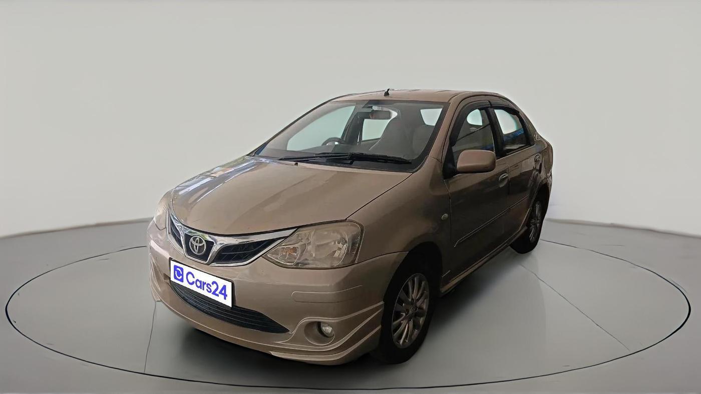 2011 Toyota Etios V, Petrol, Manual, 75,014 km, exterior