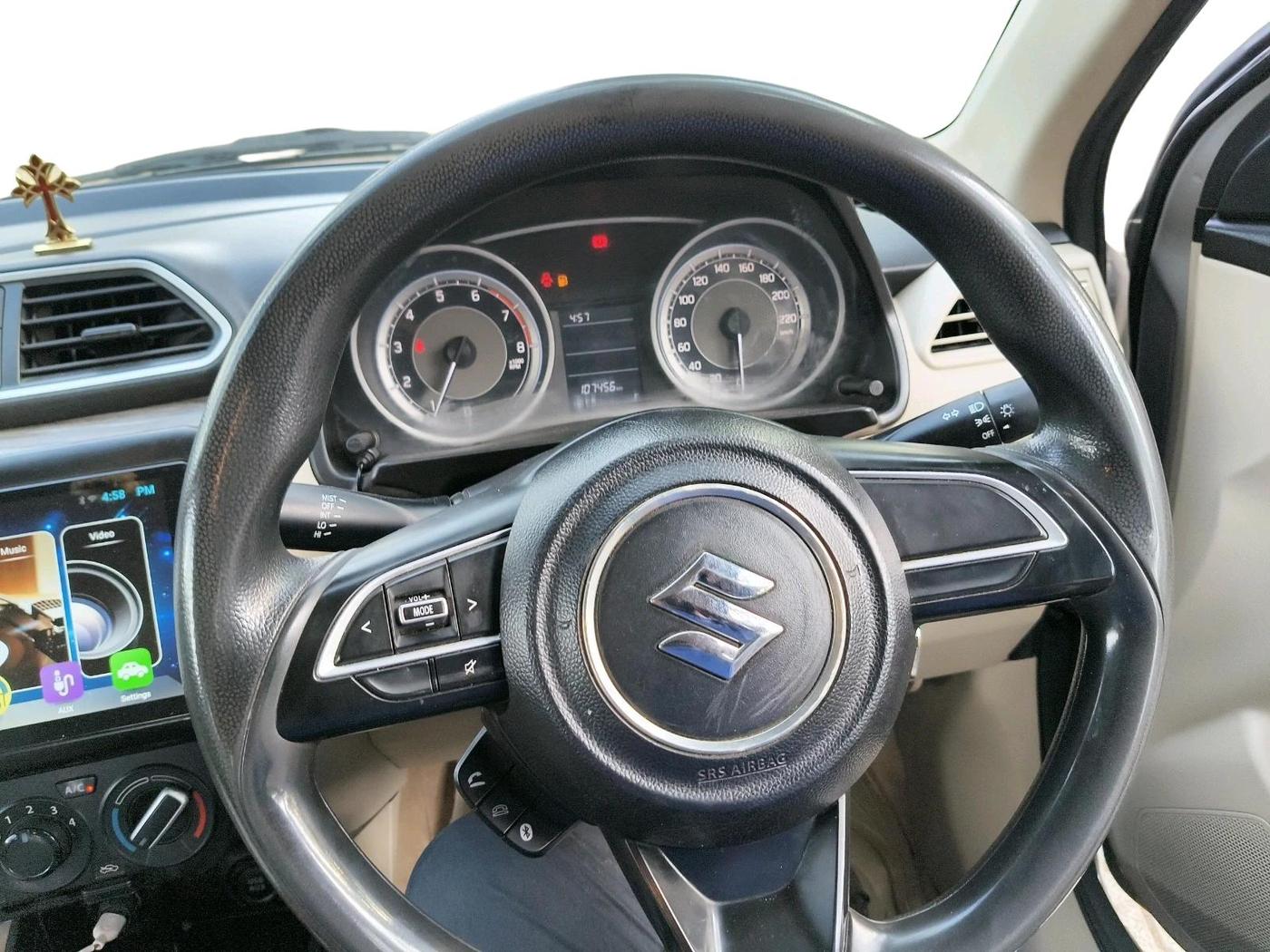 2020 Maruti Dzire VXI, Petrol, Manual, 1,07,456 km, interior