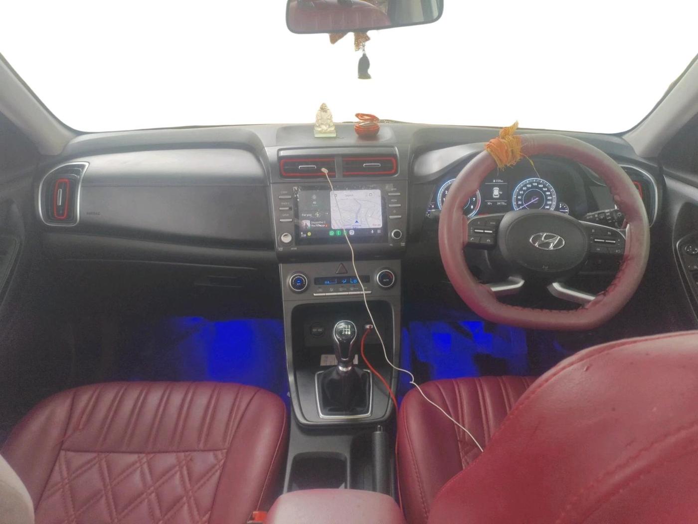 2023 Hyundai Creta S PLUS KNIGHT 1.5 PETROL, Petrol, Manual, 24,172 km, interior