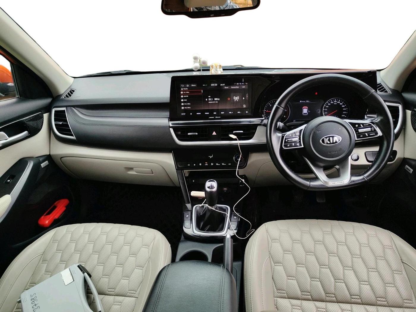 2020 KIA SELTOS HTX PLUS 1.5 DIESEL, Diesel, Manual, 1,39,143 km, interior