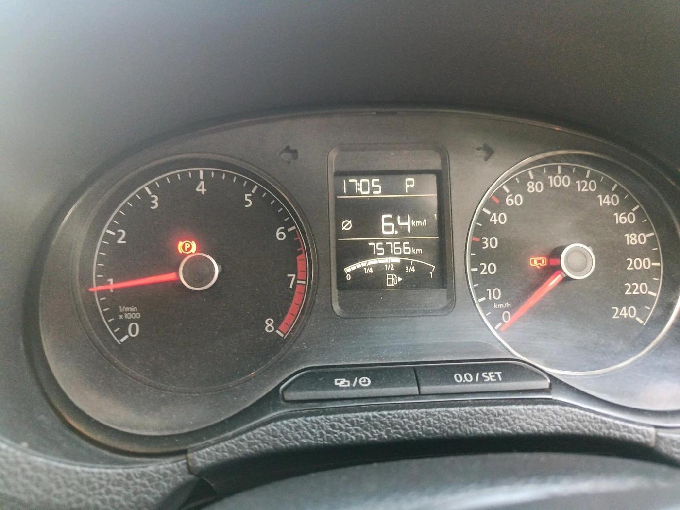 2019 Volkswagen Vento HIGHLINE PLUS 1.2 AT, Petrol, Automatic, 75,766 km, interior