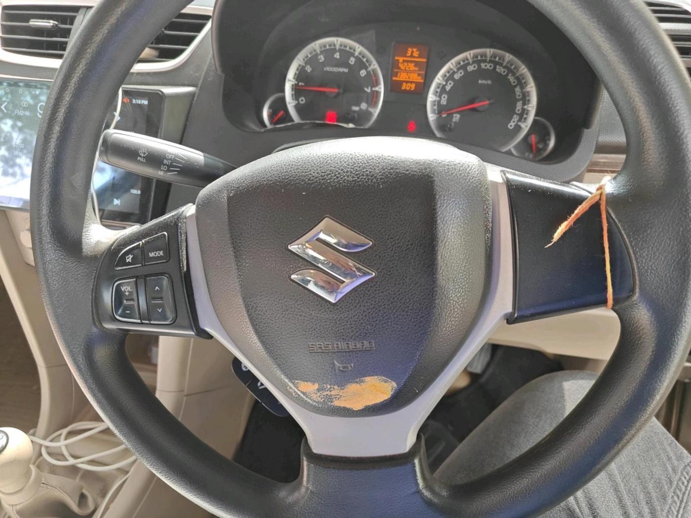 2015 Maruti Swift Dzire ZXI, Petrol, Manual, 1,38,288 km, interior