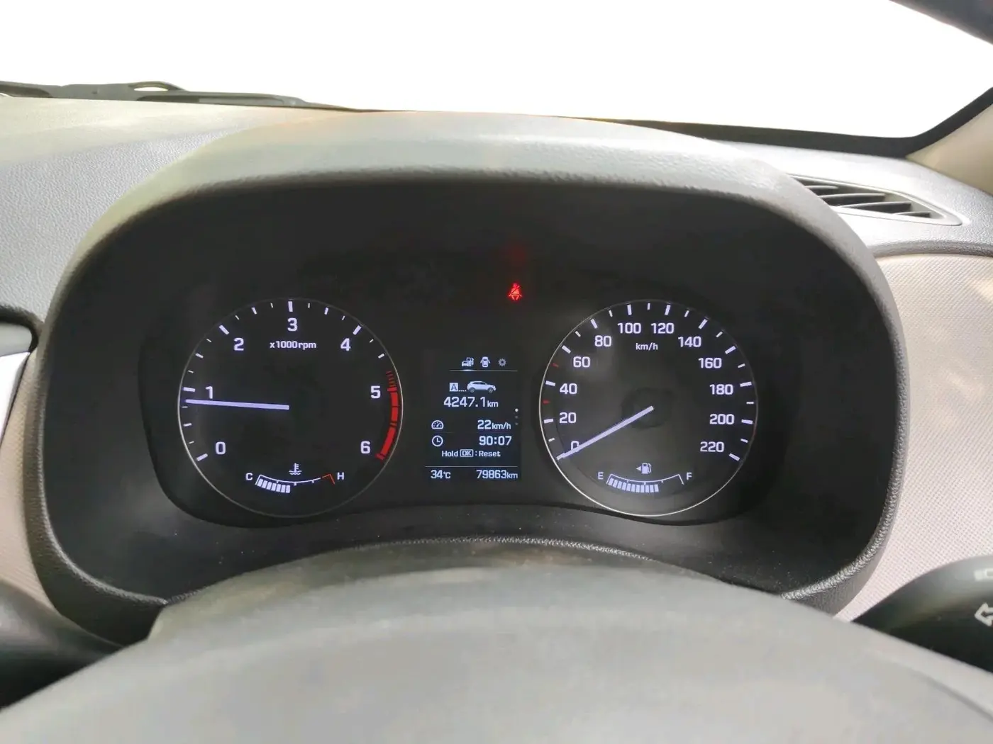 2017 Hyundai Creta SX (O) 1.6 DIESEL, Diesel, Manual, 79,863 km, interior