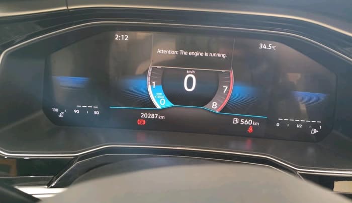 2024 Volkswagen VIRTUS Topline 1.0 TSI MT (Electric Seats), Petrol, Manual, 20,287 km, interior