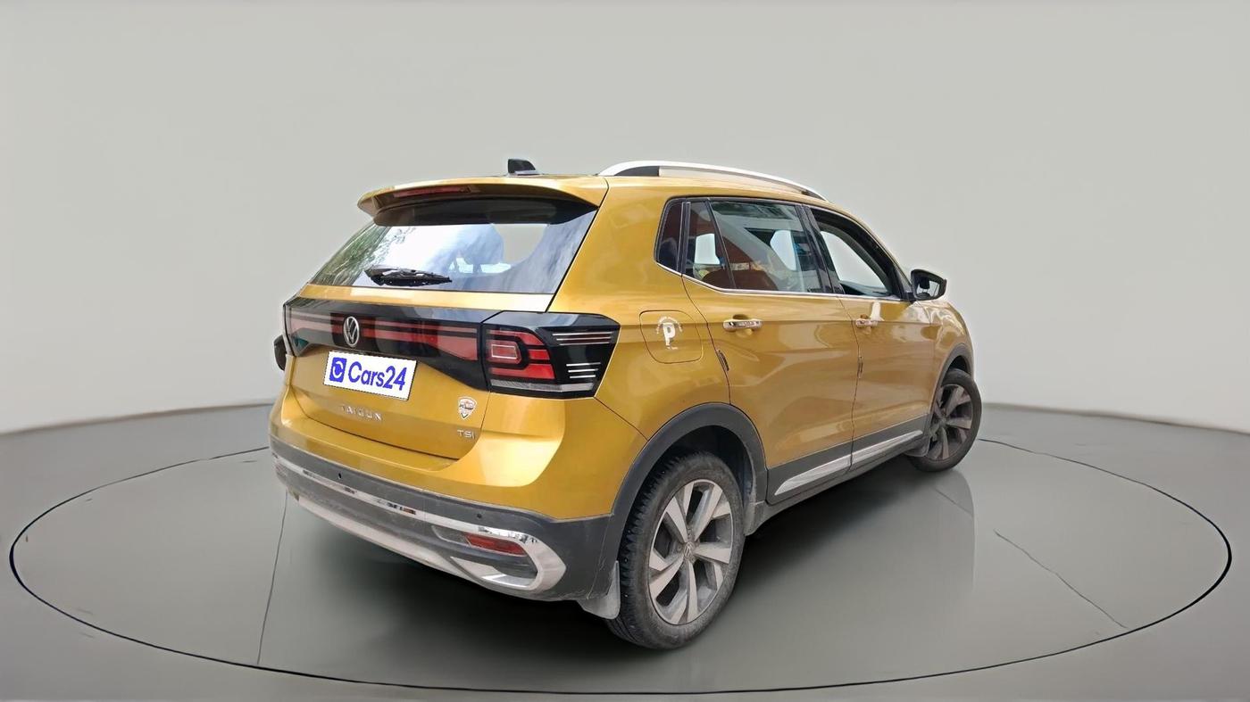 2021 Volkswagen TAIGUN TOPLINE 1.0 TSI AT, Petrol, Automatic, 80,880 km, exterior