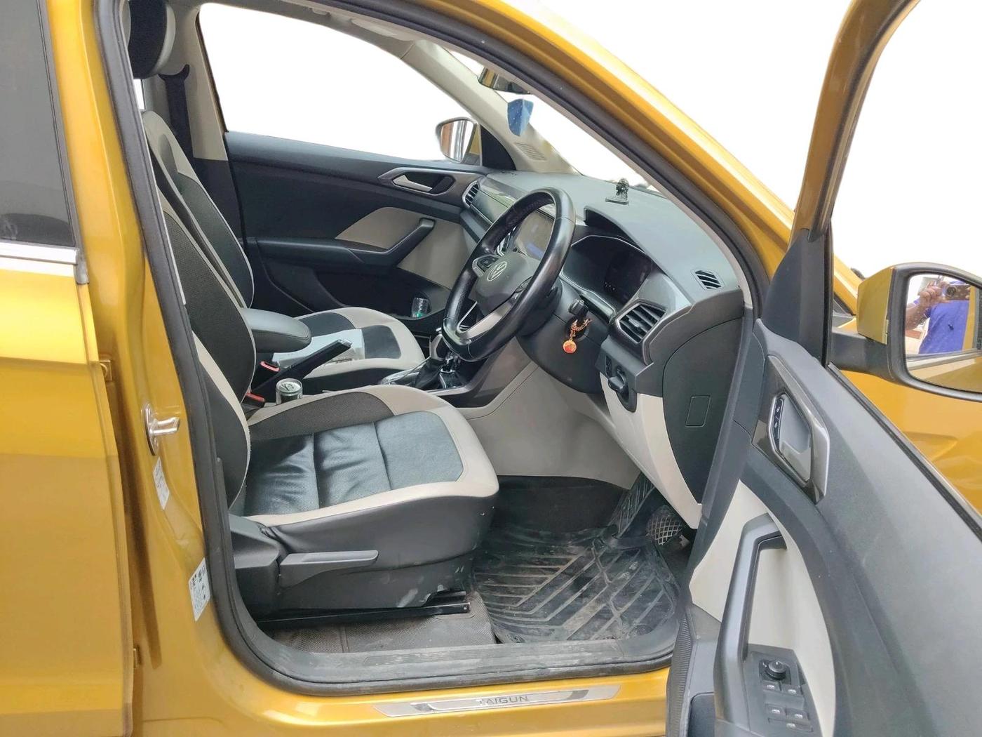 2021 Volkswagen TAIGUN TOPLINE 1.0 TSI AT, Petrol, Automatic, 80,880 km, interior