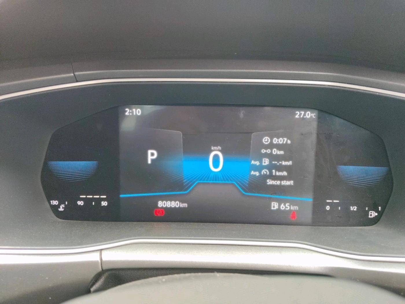 2021 Volkswagen TAIGUN TOPLINE 1.0 TSI AT, Petrol, Automatic, 80,880 km, interior