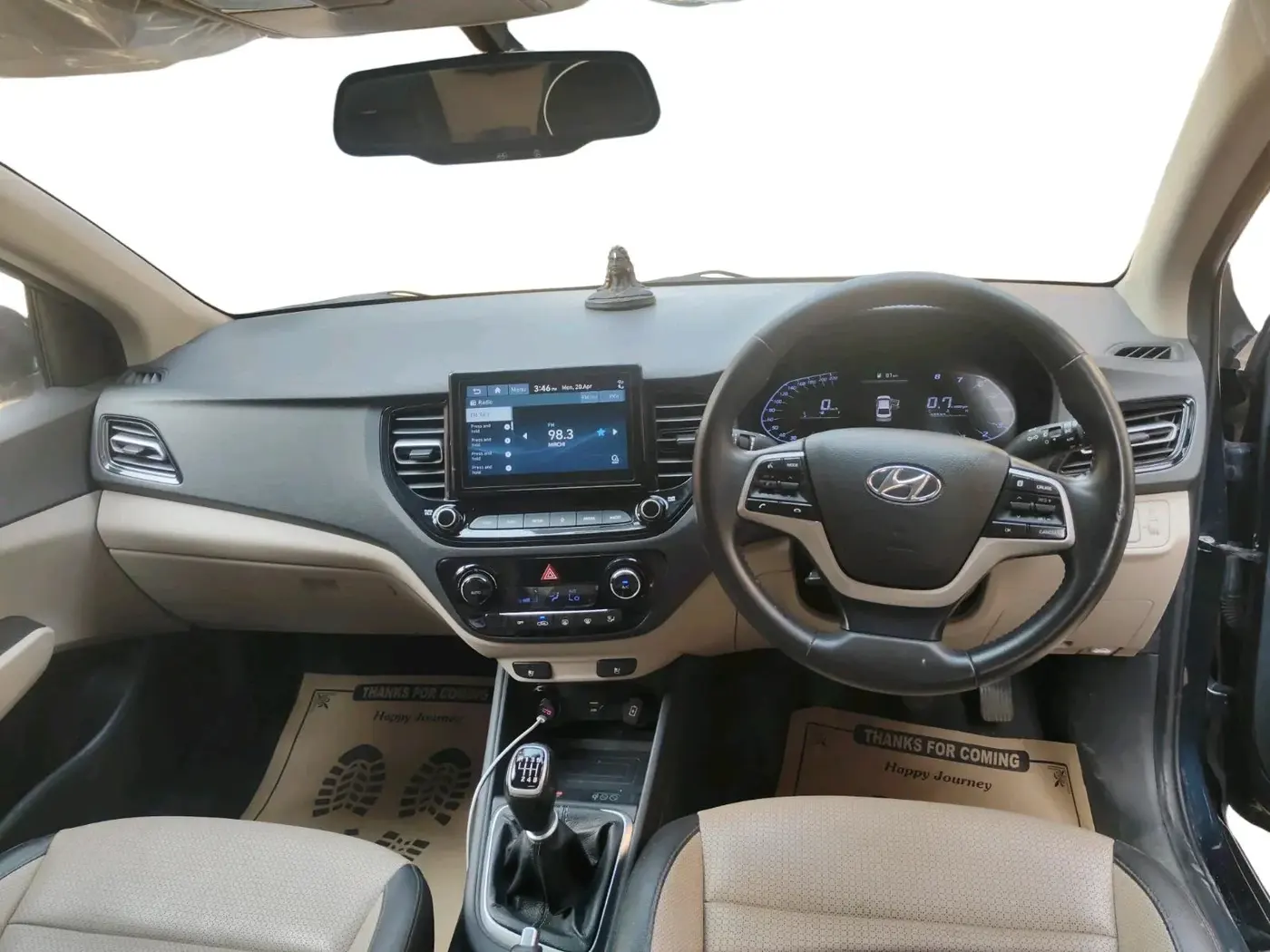 2021 Hyundai Verna SX (O)1.5 VTVT, Petrol, Manual, 57,090 km, interior