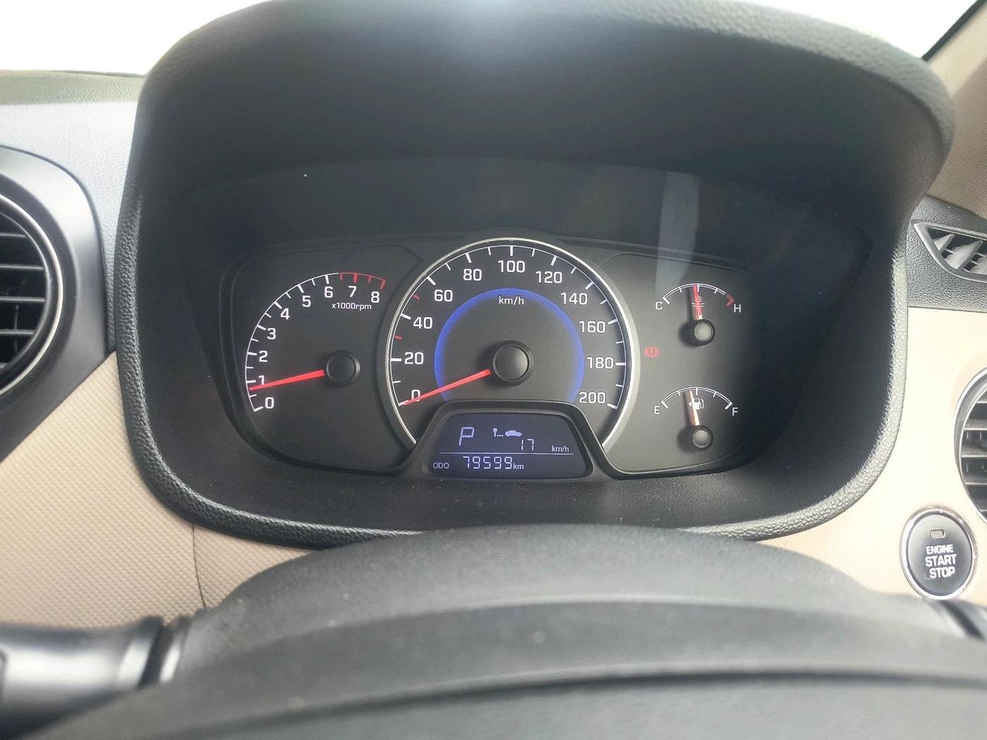 2016 Hyundai Grand i10 ASTA AT 1.2 KAPPA VTVT, Petrol, Automatic, 79,599 km, interior