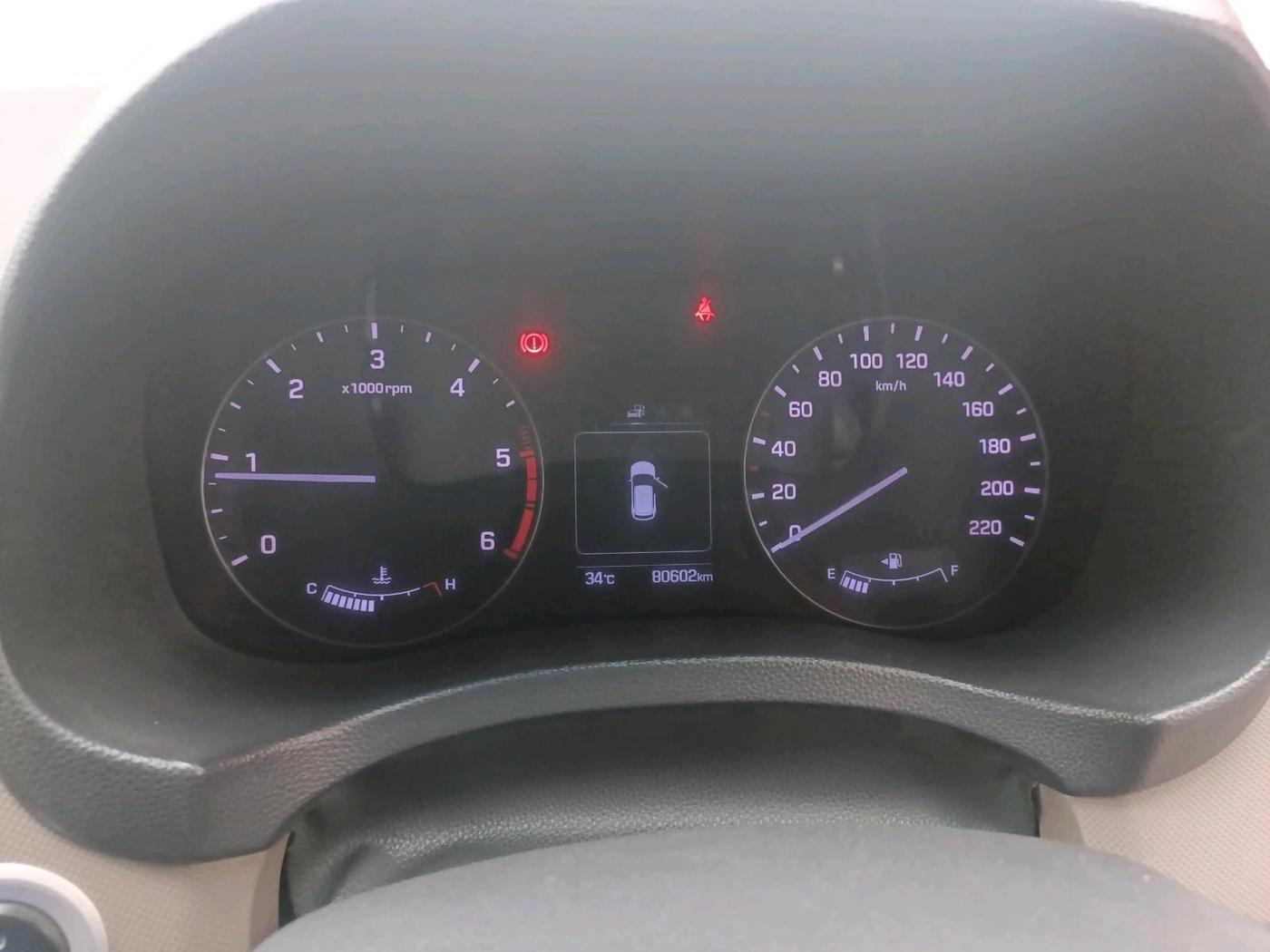 2017 Hyundai Creta SX 1.6 DIESEL, Diesel, Manual, 80,602 km, interior