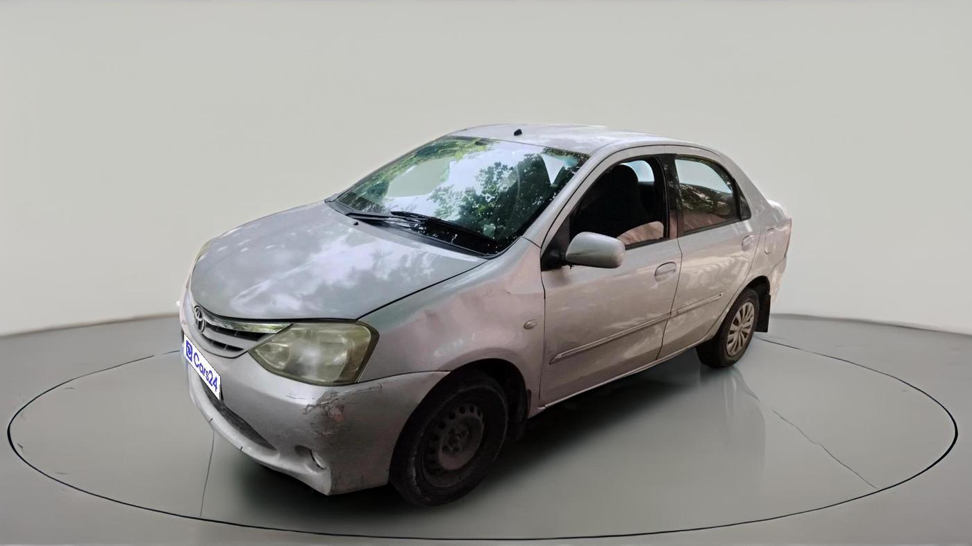 2012 Toyota Etios G, Petrol, Manual, 1,00,859 km, exterior