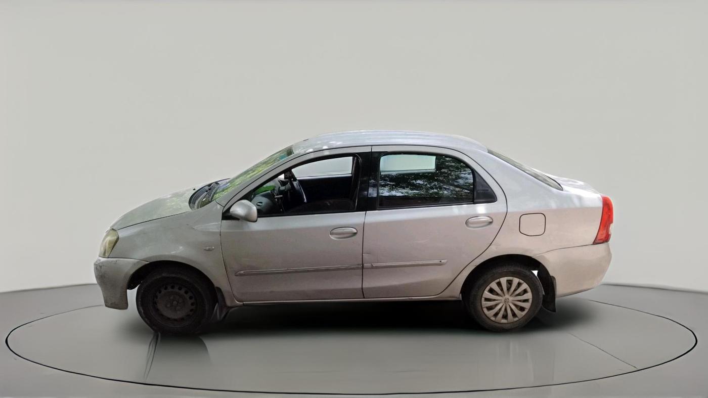 2012 Toyota Etios G, Petrol, Manual, 1,00,859 km, exterior