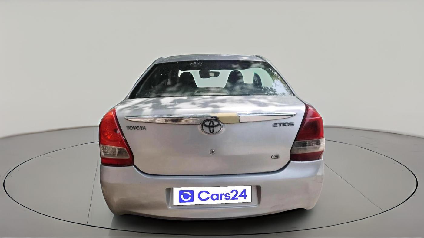 2012 Toyota Etios G, Petrol, Manual, 1,00,859 km, exterior