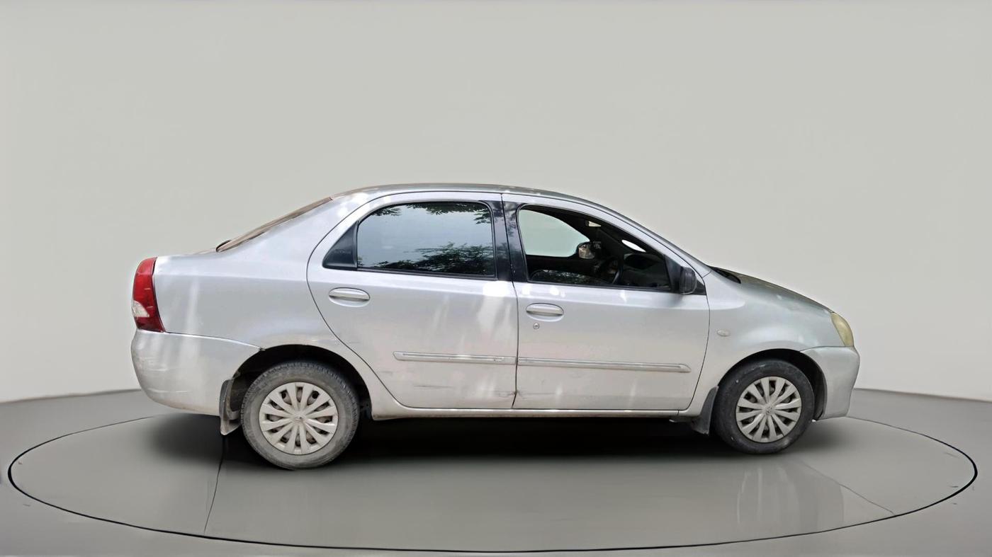 2012 Toyota Etios G, Petrol, Manual, 1,00,859 km, exterior