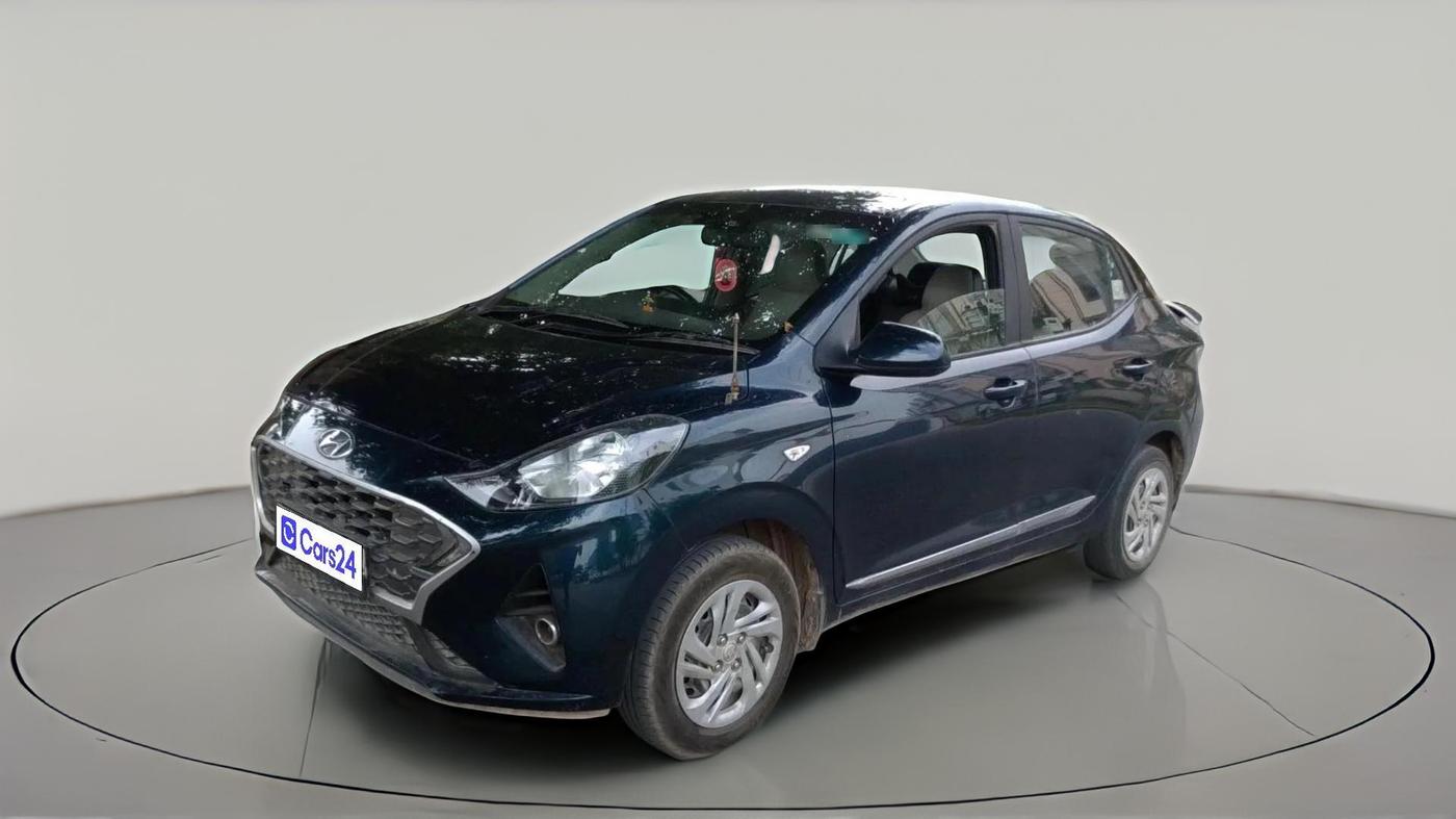 2022 Hyundai AURA S 1.2 CNG, CNG, Manual, 78,255 km, exterior