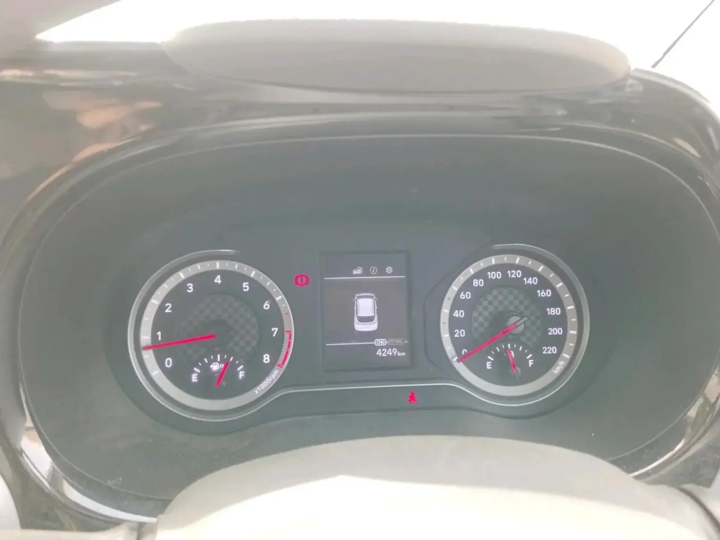 2025 Hyundai GRAND I10 NIOS Sportz 1.2 HY-CNG Duo, CNG, Manual, 4,249 km, interior