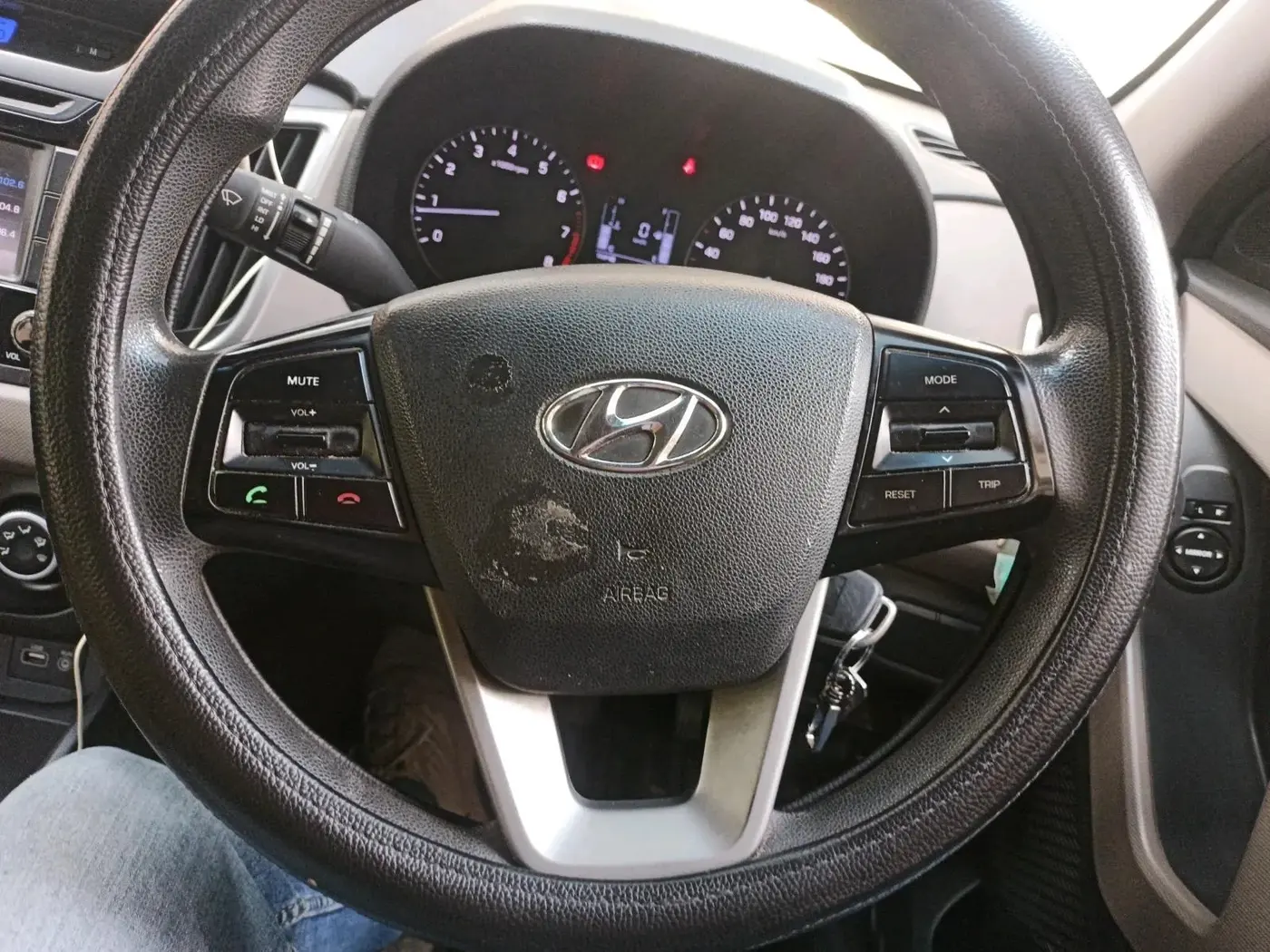 2017 Hyundai Creta E PLUS 1.6 PETROL, Petrol, Manual, 1,08,729 km, interior