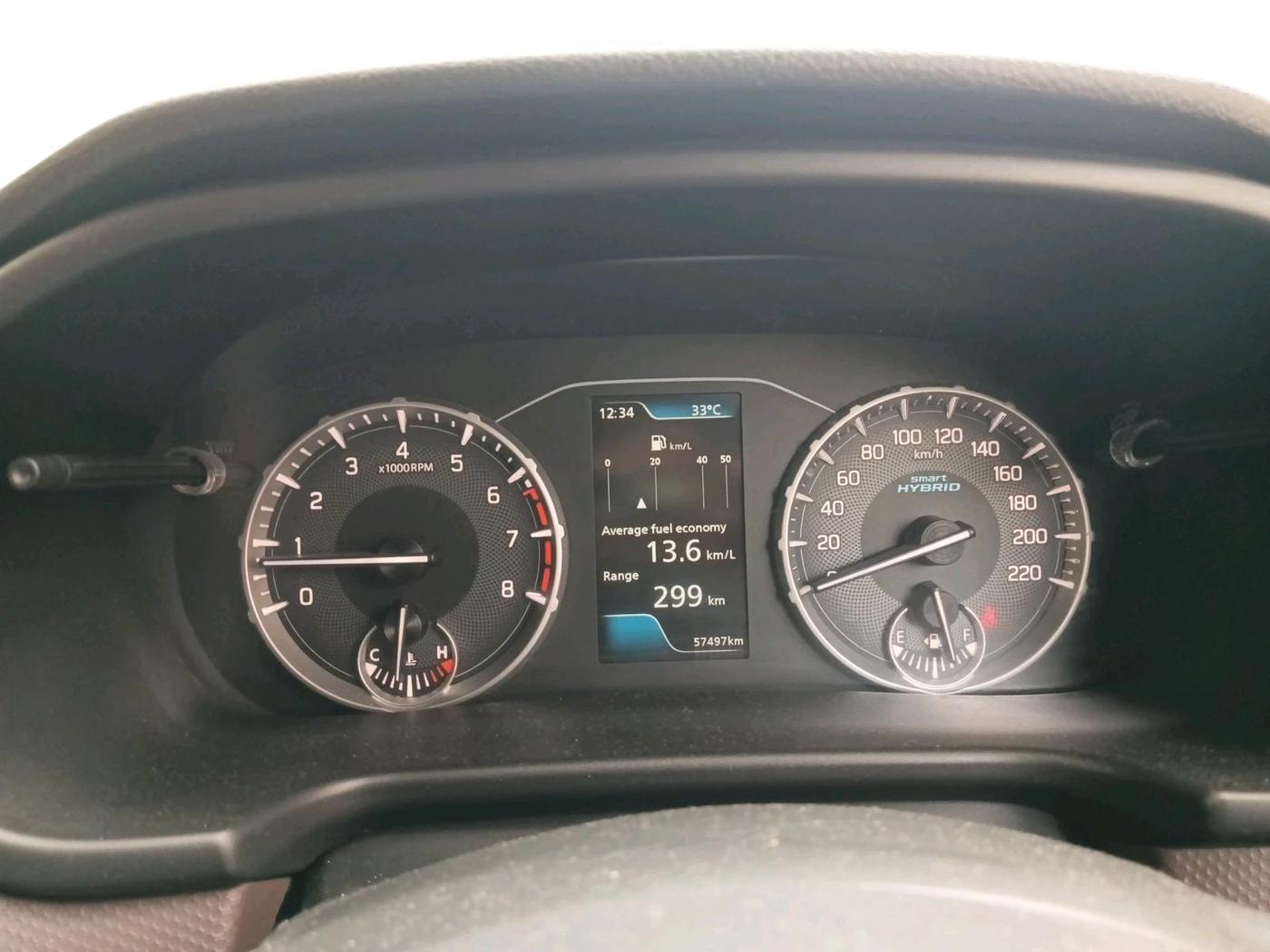 2022 Maruti BREZZA ZXI + SMART HYBRID, Petrol, Manual, 57,497 km, interior