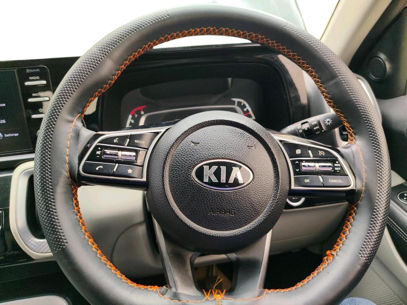 2020 KIA SONET HTX 1.0 IMT, Petrol, Manual, 87,252 km, interior