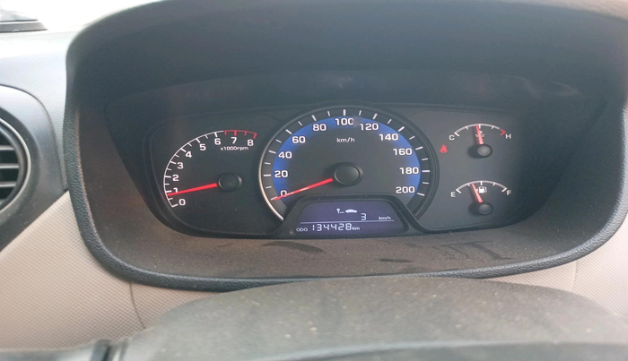 2017 Hyundai Xcent S 1.2, CNG, Manual, 1,34,428 km, interior